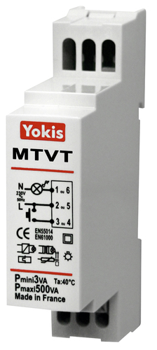 Grothe Dimmer Zeitfunktion HS TasterREG 1TE5-300VA MTVT500M