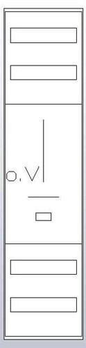 ABN Zählerfeld 3Pkt 1Z o.V. /o.B. Z17001P