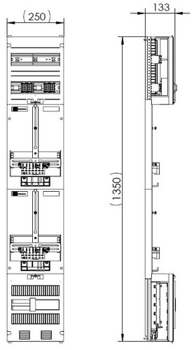 ABN Zählerplatz 3Pkt 2Z Z19620