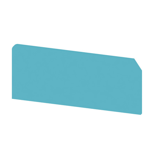 Weidmüller Abschlussplatte 52x1.5mm blau AP ASK1 BL