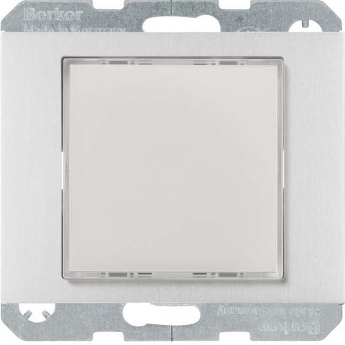 Berker LED-Signallicht weiß aluminium matt lackiert 29537003