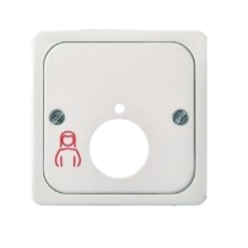 Elso Zentralplatte Joy Monitorruftaste reinweiß ELG735744