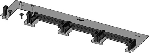 Icotek Bodenblech mit Einschubrahmen KDR-ESRTS8-800 658mm