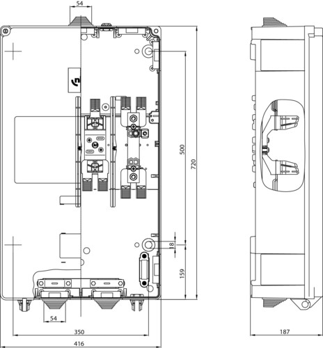uesa HA-Kasten NH2, bis 355A 2000-0000.25