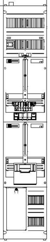 ABN Zählerplatz 3Pkt 1Z 1T NH00 Z19910Z