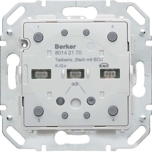 Berker Tastsensor-Modul 2-fach m.BCU KNX 80142170