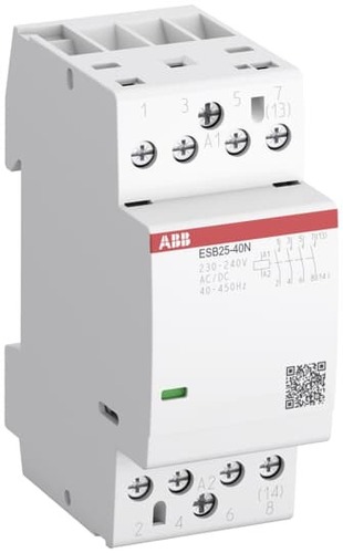 ABB Stotz S&J Installationsschütz 2S/2Ö, 110-120V ESB25-22N-04 M0422
