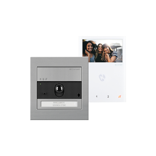 Comelit Group Einfamilienhauskit Ultra 1WEMonitorMiniHF,SB2 KVU8190V
