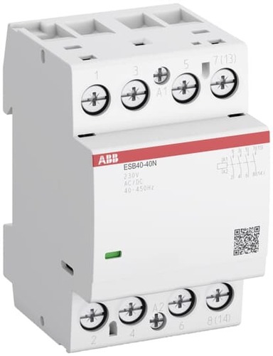 ABB Stotz S&J Installationsschütz 4S/0Ö, 24 V AC/DC ESB40-40N-01 M0140