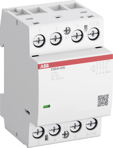 ABB Stotz S&J Installationsschütz 4S/0Ö, 230 V AC/DC ESB40-40N-06 M0640