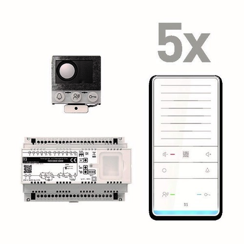 TCS Tür Control EB für 5 WE audio Pack ASI12000 ISW6031 PAIF050/006