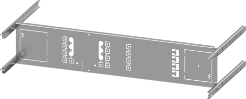 Siemens Dig.Industr. SIVACON S4 Montageplatte 3VA10 (100A), 3-pol 8PQ6000-8BA02