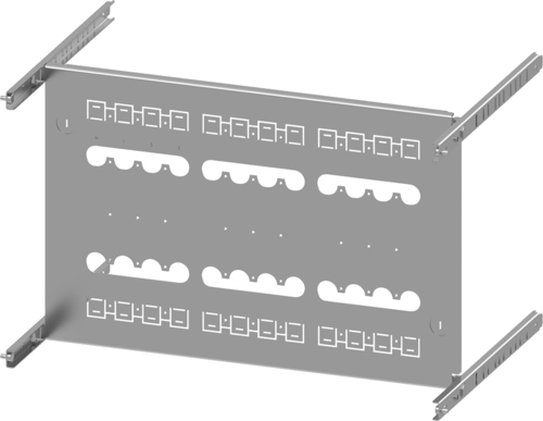 Siemens Dig.Industr. SIVACON S4 Montageplatte 3VA12 (250A), 3-pol 8PQ6000-8BA35