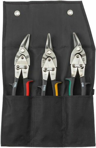 BESSEY Figurenscheren-Set Rolltasche DSET16