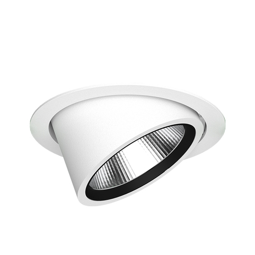 LTS Licht&Leuchten LED-Einbaustrahler 940, weiß CSA-R 502.940.FL weiß