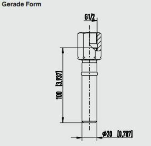 Wika Wiegand Wassersackrohr 910.15 VA gerad SwsAnsG1/2SPMU 2112892