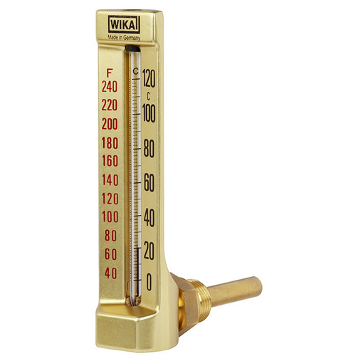 Wika Wiegand MaschGlasthermW3201 110x30 90°G1/2B0..160°40mm 3502007