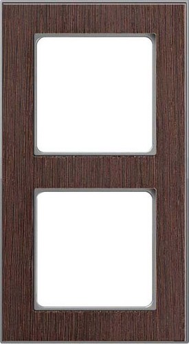Peha Rahmen 2-fach Holz wenge-alu D 20.672.200.702