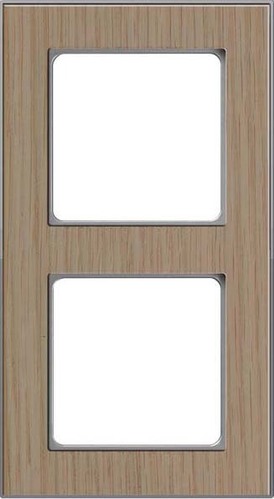 Peha Rahmen 2-fach Holz eiche-alu D 20.672.201.702