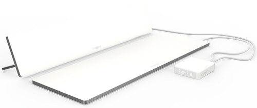 Etherma Arbeitsplatzheizung-Set Weiß 230V LAVA-DESK-ZONE-W