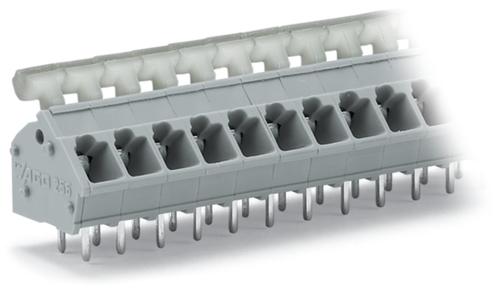 WAGO GmbH & Co. KG Leiterplattenklemme Drücker 2,5qmm grau 256-420/334-000
