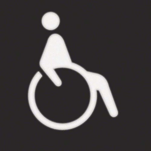 Berker Folie mit Symbol Rollstuhlf.LED-Signa 19058003