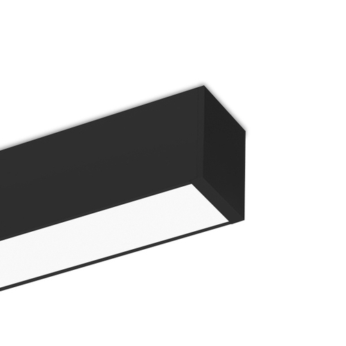 LTS Licht&Leuchten LED-Anbauleuchte 830, DALI, schwarz MLA045118302AOB/D.sw
