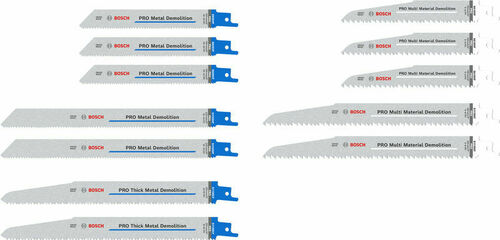 Bosch Power Tools PRO Demolition Säbelsägeblatt Set 2607011821VE(12) Bosch Power Tools PRO Demolition Säbelsägeblatt Set 2607011821VE(12)