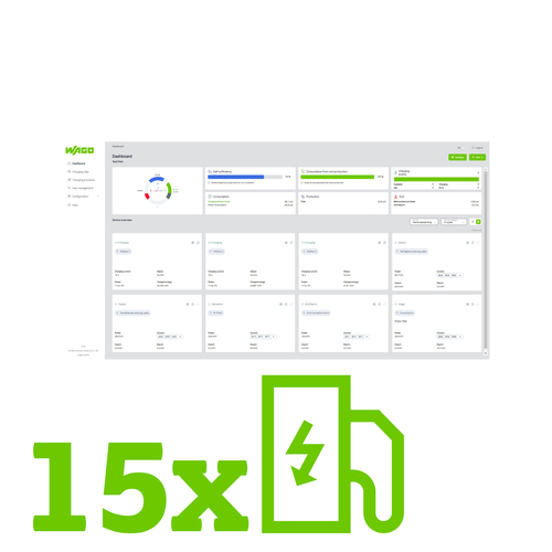 WAGO GmbH & Co. KG Application LoadManagement 15 charging points 8101-1001/261-015