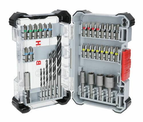 Bosch Power Tools Bit Set Extra Hard 35 tlg Pick u. Click 2607017725VE(35)