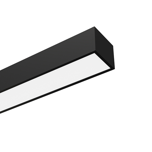 LTS Licht&Leuchten LED-Anbauleuchte 830, DALI, schwarz MLA060118302OPD/D.sw
