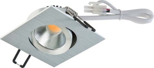 EVN Lichttechnik P-LED Deckeneinbauleuchte 3000K 350mA quad.alu PC24061402