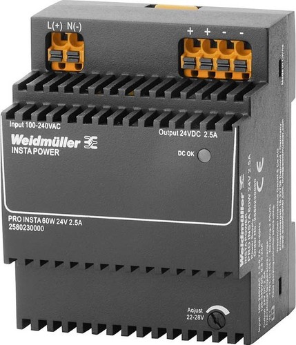 Weidmüller Schaltnetzgerät 60W 24V 2.5A PROINSTA60W 24V 2.5A