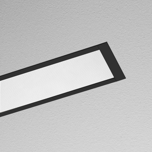 LTS Licht&Leuchten LED-Einbauleuchte 840, DALI, schwarz MLR045118403APB/D.sw