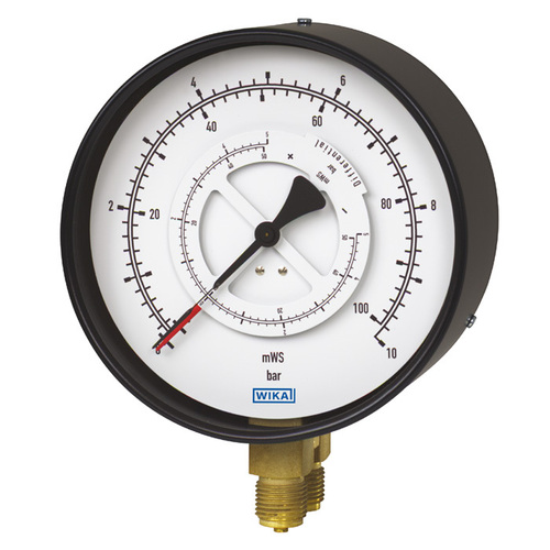 Wika Wiegand DifDrucMano 71112100 Cl2,5 0-1,6bar(mWs) G1/2B 40395015