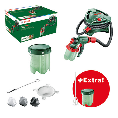 Bosch Power Tools PFS 5000 E + Rührstab +Farbbehälter 0603207202