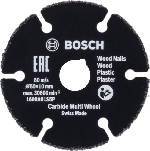 Bosch Power Tools Carbide Multi Wheel Trennscheibe 50 x 10 1600A01S5X