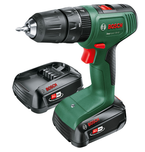 Bosch Power Tools Akku-Schlagbohrmaschine 2x Akku PBA 2.0Ah EasyImpact 18V-40