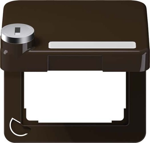 Jung Klappdeckel m.Abdeckung 50x50mm CD 590 BFKLSL BR Jung Klappdeckel m.Abdeckung 50x50mm CD 590 BFKLSL BR