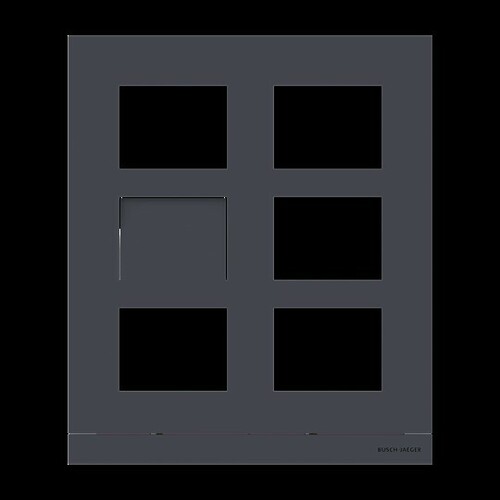 Busch-Jaeger Frontplatte Audio 3/4 413912CF-B-03 Busch-Jaeger Frontplatte Audio 3/4 413912CF-B-03
