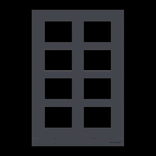 Busch-Jaeger Frontplatte Audio 2/4 41398CF-B-03