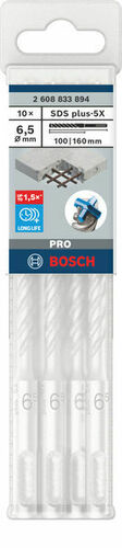 Bosch Power Tools PRO SDS plus-5X Hammerbohrer 6,5 x 2608833894VE(10)