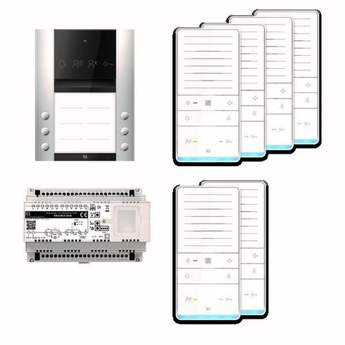 TCS Tür Control audio:pack PRO AP 6 Wohneinheiten PAAF062/008