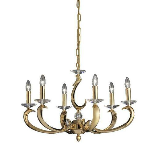 Brumberg Leuchten Pendelleuchte E14 gold 6x40W max. 50804050 Brumberg Leuchten Pendelleuchte E14 gold 6x40W max. 50804050