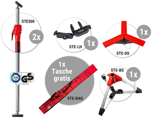 BESSEY Deckenstützen-Set STE300-SET