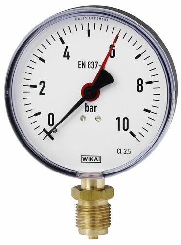 Wika Wiegand Rohrfedmano 111.10.100 CU -1/+5 bar G1/2B 9022716