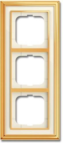 Busch-Jaeger Rahmen 3-fach ms/pol elfenbein/ws 1723-838