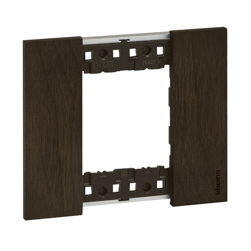 Legrand (BT) Abdeckrahmen 2-modulig Walnuss KA4802LG