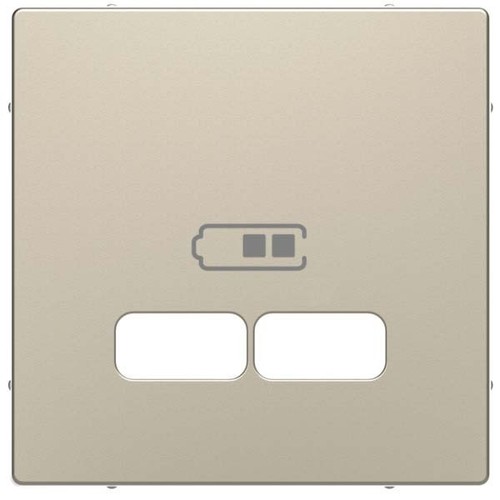 Merten Zentralplatte sahara f.USB Ladest.Einsatz MEG4367-6033