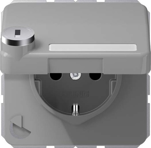 Jung SCHUKO-Steckdose 16A 250V m.Berührungsschutz CD 1520 NAKLSL GR